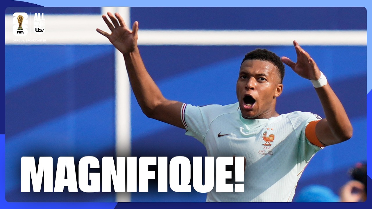 Kylian Mbapp&eacute; fires France ahead with a beauty! | France v Morocco - YouTube