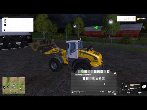 How to use loader operation mode on courseplay for Farming Simulator 2015