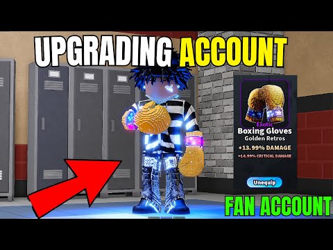 I UNLOCKED Everything On A Fans Account In Roblox Fight In A School