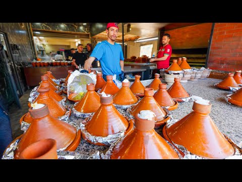 Moroccan BBQ Meat!! Must Eat Food in Fez, Morocco! 🇲🇦