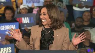 Full Remarks: Kamala Harris speaks at rally in Clarkston, Georgia