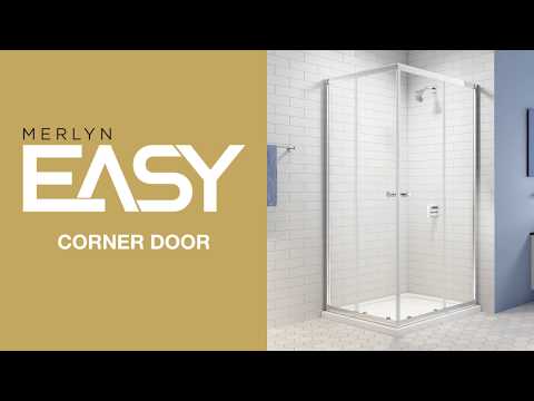 Fitting Video MERLYN EASY Corner Shower Door