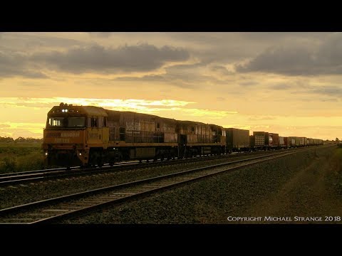 1PM6 Enters Gheringhap Loop - PoathTV Australian Trains & Railways