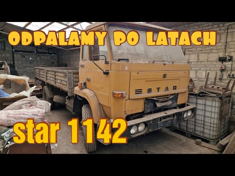 We're starting up a forgotten Polish STAR 1142 truck after years in a barn.