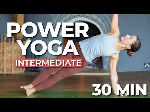 30 Min Power Yoga To Feel Strong | Intermediate Full Body Yoga Flow
