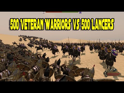500 Veteran Warriors vs 500 Lancers - Mount & Blade 2: Bannerlord