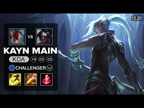 Kayn vs Fiddlestick Jungle - EUW Challenger - Patch 12.20 Season 12