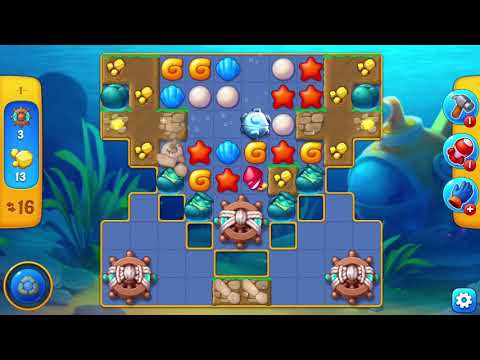 Fishdom Shipwrecked level 1