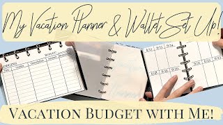 Travel Planner and Wallet for Vacations! || Flip Through || Vacation Budget with Me || 12 Day Trip