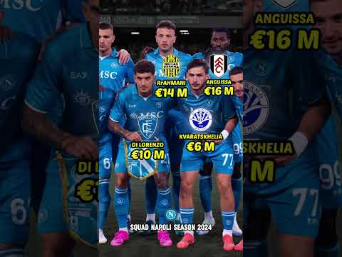 SQUAD NAPOLI SEASON 2024 #napoli #bintangbola