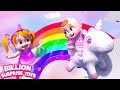 Rainbow unicorn Song - BillionSurpriseToys Nursery Rhymes, Kids Songs