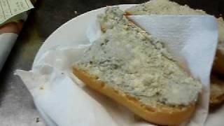 preview picture of video 'Sandwich making with Alcohol Spain Espana tortas Hard Cider Blue Cheese'