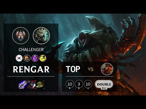 Rengar Top vs Wukong - KR Challenger Patch 10.9