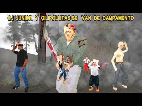 Cj Junior and Gilipollitas leave Camp - Talking - Gta san andreas
