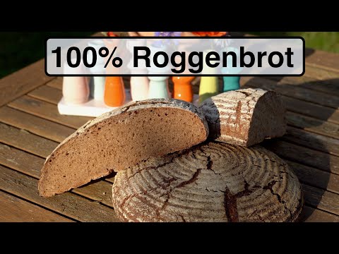 Roggen Sauerteigbrot aus dem Holzbackofen