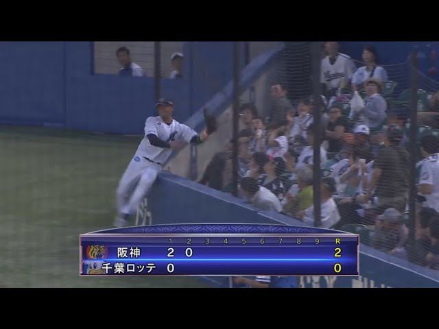 【2回表】ボールは離さない!! マリーンズ・清田の好プレー!! 2017/5/30 M-T