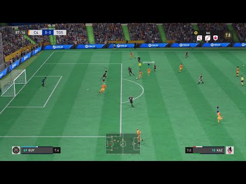 FIFA 22 jaz through ball assist game winner - in the clutch