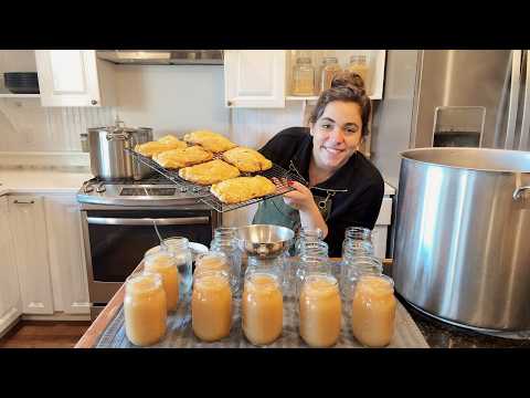 Harvesting This Year's Apples and Preserving Them So We Can Enjoy Them ALL Winter Long!
