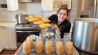 Harvesting This Year's Apples and Preserving Them So We Can Enjoy Them ALL Winter Long!