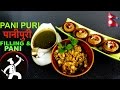 PANI PURI पानीपुरी Pani And Filling For PANIPURI How To Make Pani Puri 37