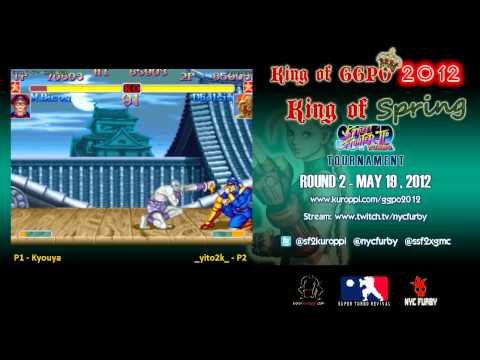 KING OF GGPO 2012 SSF2T Tournament - KING OF SPRING- ROUND 2 - Kyouya vs _yito2k_