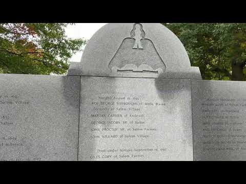Witchcraft Victims Memorial Salem Village Meeting House 1692 Salem Village Danvers Massachusetts USA