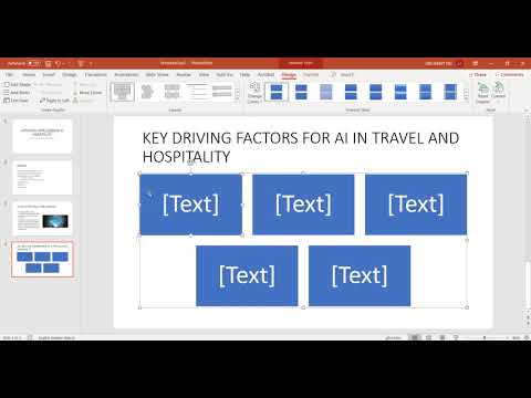 Powerpoint Video #2: Slide with Photo and Smart Art Graphic