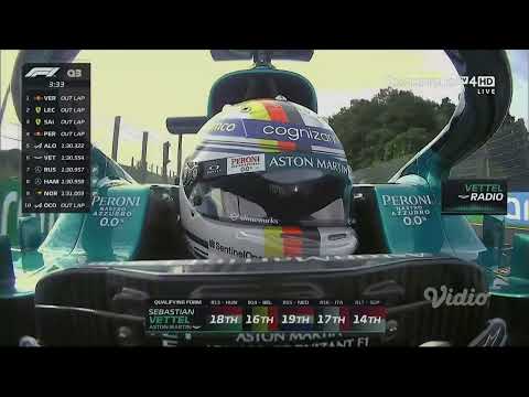 [F1 2022 IRL] Japanese GP Qualy – Sebastian Vettel's Odes to Suzuka in Team Radio, as seen on TV