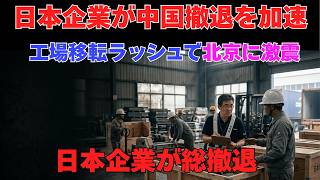 日本企業が中国撤退を加速工場移転ラッシュで北京に激震.