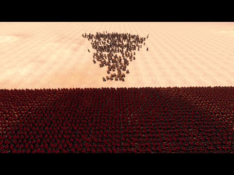 500 GOLDEN KNIGHTS Vs 10,000 SPARTANS ULTIMAE EPIC BATTLE SIMULATOR UEBS