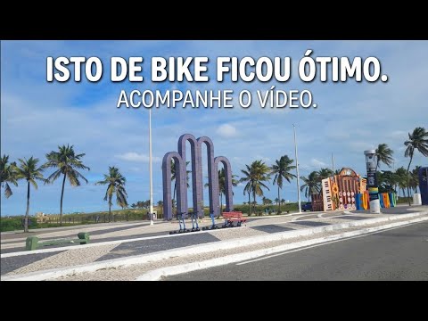 Tour de bike pela nova linha litorânea, praia 🌴 dos artistas praia de ATALAIA até o caranguejo 🦀 