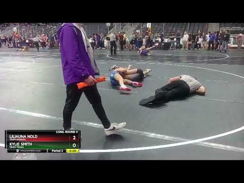 105 Lbs Cons. Round 3 - Liliauna Nold, Team Kansas Vs Kylie Smith, Team Texas 3be9