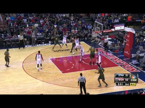 John Wall Highlights Jazz vs. Wizards 12.14.2014 - 16 Points, 8 Assists