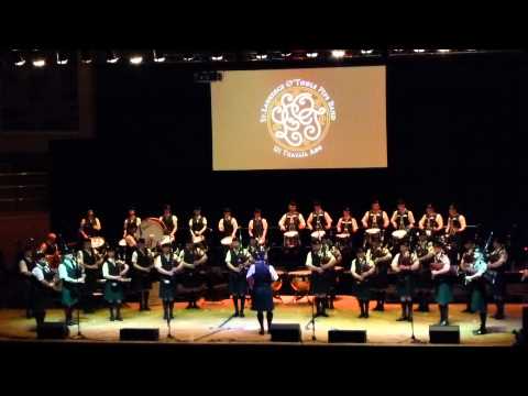 St Laurence O'Toole Pipe Band at Aberdeen Music Hall (Hornpipes & Jigs and MSR Sets) 27.04.13 HD