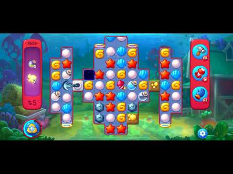 Fishdom Hard level 9559 no boosters フィッシュダム ハード
