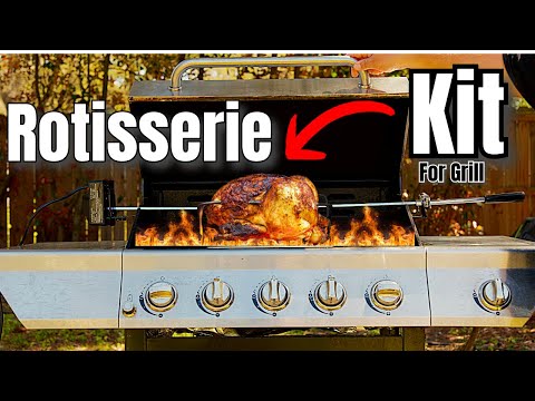 How To Install Universal Rotisserie Kit Grills Easy Simple
