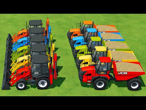 EXCAVATIONS WORK with FENDT TRACTORS and TRUCKS - SUGARCANE - Farming Simulator 22