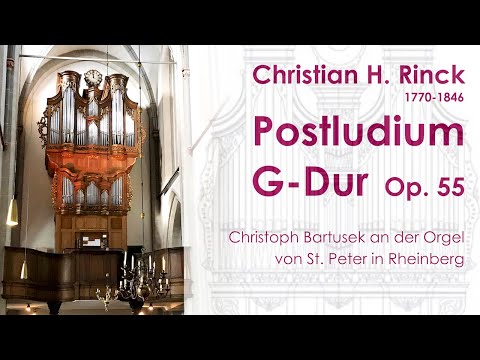 Christian H. Rinck (1770-1846) |  Postludium G-Dur  Op. 55