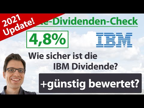 IBM Aktienanalyse 2021: Wie sicher ist die Dividende? (+günstig bewertet?)