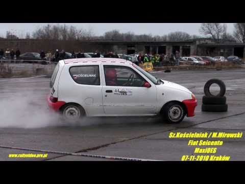 Sz.Kościelniak / M.Mirowski - Fiat Seicento -  MaxiOES 07-11-2010 Kraków