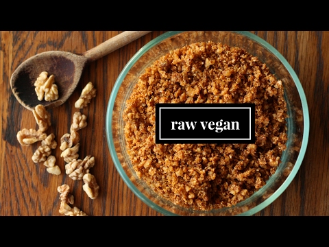 How to make RAW VEGAN CAULIFLOWER TACO MEAT