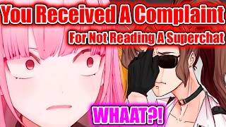 Calli Received A Formal Complaint For Not Reading A Red Superchat With No Text