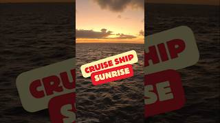 Which Cruise Ship Sunrise is the best? #shorts #cruise #cruiseship