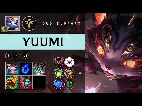 Yuumi Support vs Nautilus - KR Grandmaster Patch 25.23