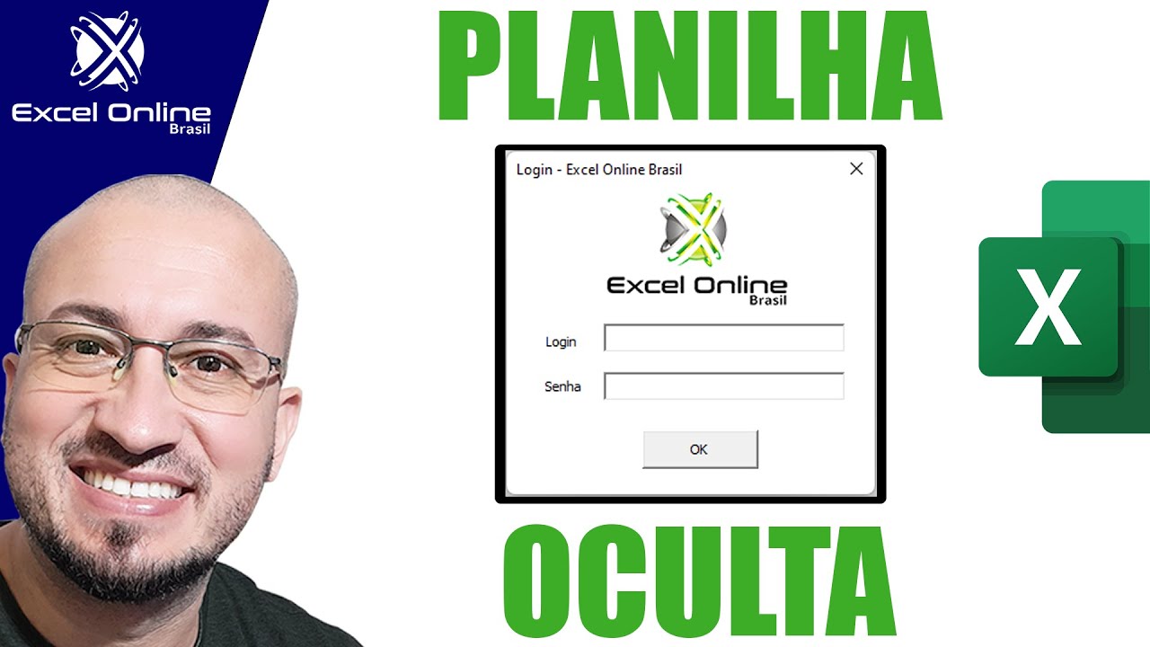 ✅Formulário Profissional no Excel Ocultando a Pasta de Trabalho