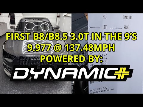 B8/B8.5 Audi 3.0T Supercharged World Record | 9.977 @ 137.5mph | 034Motorsport Dynamic+ Stage 2+