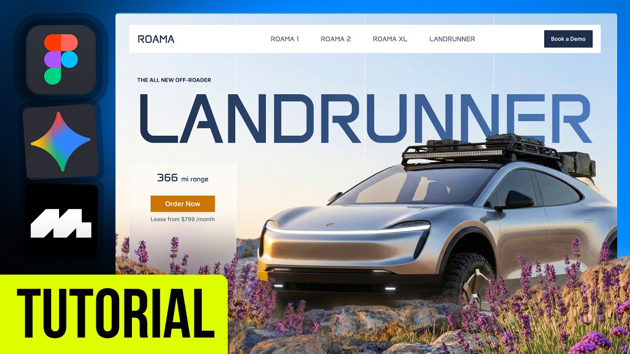 Design This Animated Website Using Figma + AI!