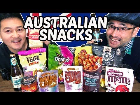 Japanese Trying Australian Snacks