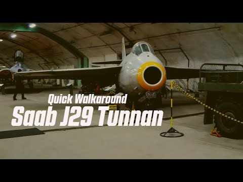 Saab J29 Tunnan - just a super quick "walkaround"