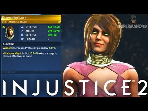 AWESOME ENCHANTRESS GEAR! - Injustice 2: Mother Box Opening & Epic Enchantress Gear Showcase